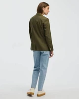 Linen Blend Blazer