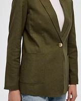 Linen Blend Blazer