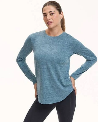 Long-Sleeve Crew-Neck Tee