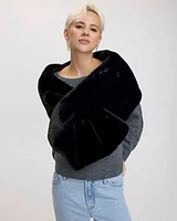 Faux Fur Shawl