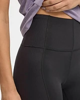 High-Rise Pulse Legging with Ribbed Inserts