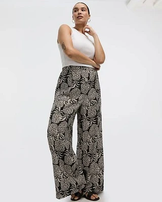 Pantalon à jambe large