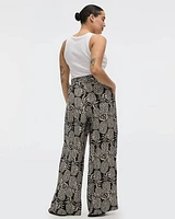 Pantalon à jambe large