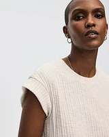 Extended-Sleeve Crew-Neck T-Shirt