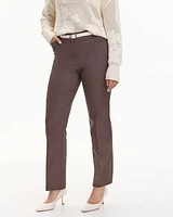 Straight-Leg High-Rise Pants