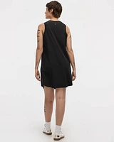 Sleeveless Crew-Neck Dress