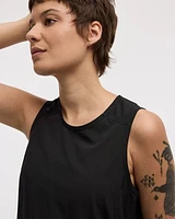 Sleeveless Crew-Neck Dress