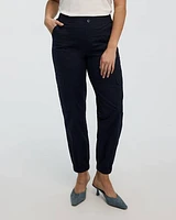 Poplin Jogger with Cargo Pockets