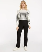 Pantalon à taille haute et jambe droite