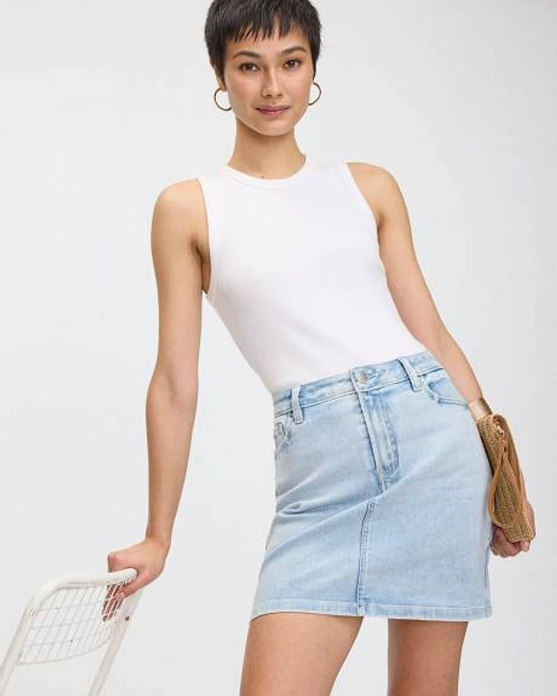 Denim Skort