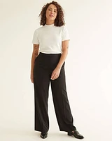 Straight-Leg High-Rise Pant