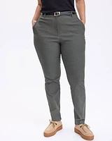 Slim-Leg High-Rise Pants