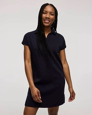 Short-Sleeve Polo Dress