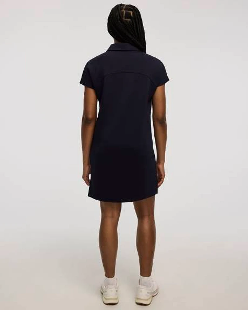 Short-Sleeve Polo Dress