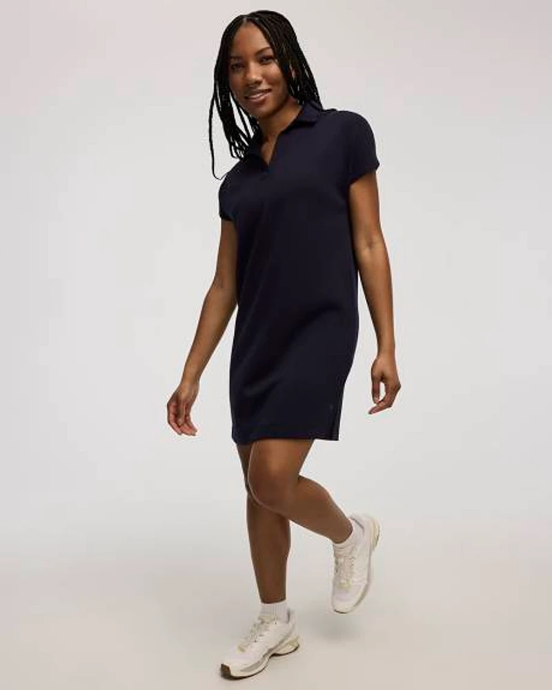 Short-Sleeve Polo Dress