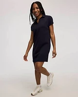 Short-Sleeve Polo Dress