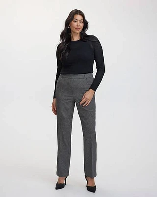 Straight-Leg High-Rise Pants