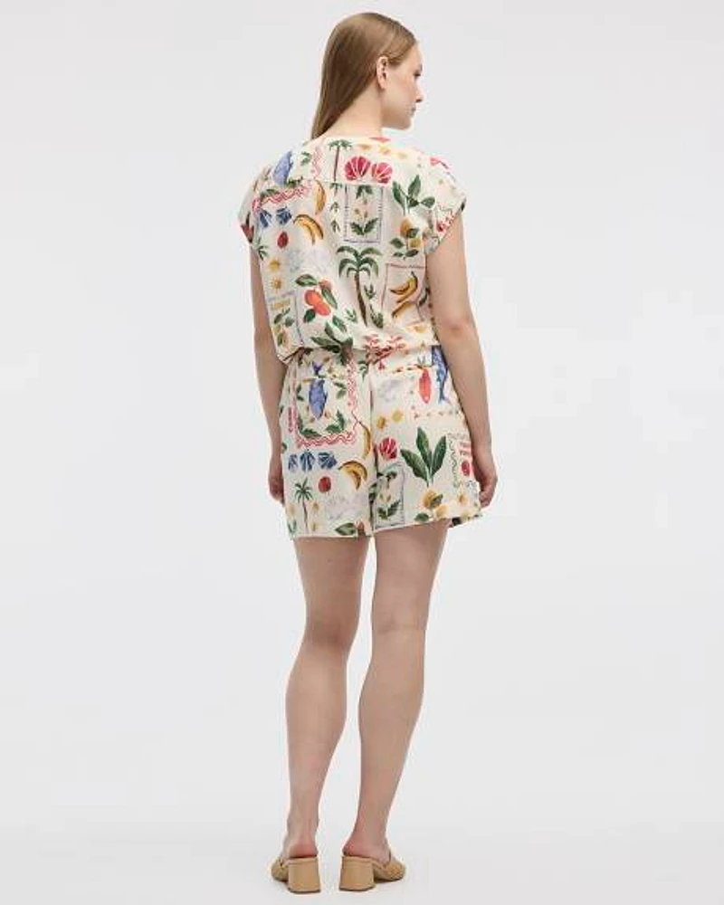 Short à taille élastique