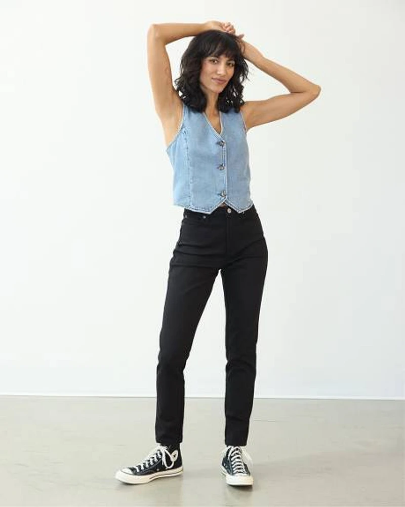 Slim-Leg High-Rise Jean