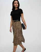 Midi Skirt with Side Slits