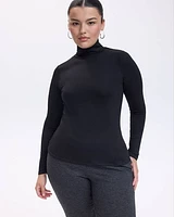 Long-Sleeve Turtleneck Tee