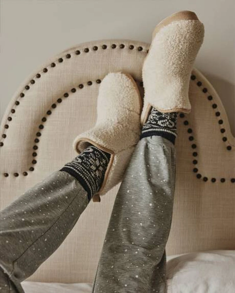 Sherpa Bootie Slippers