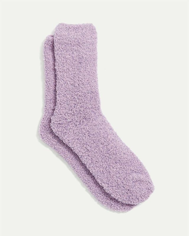 purple light on owlet sock