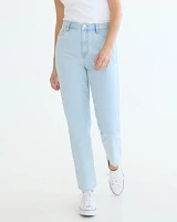 Tapered-Leg High-Rise Jean