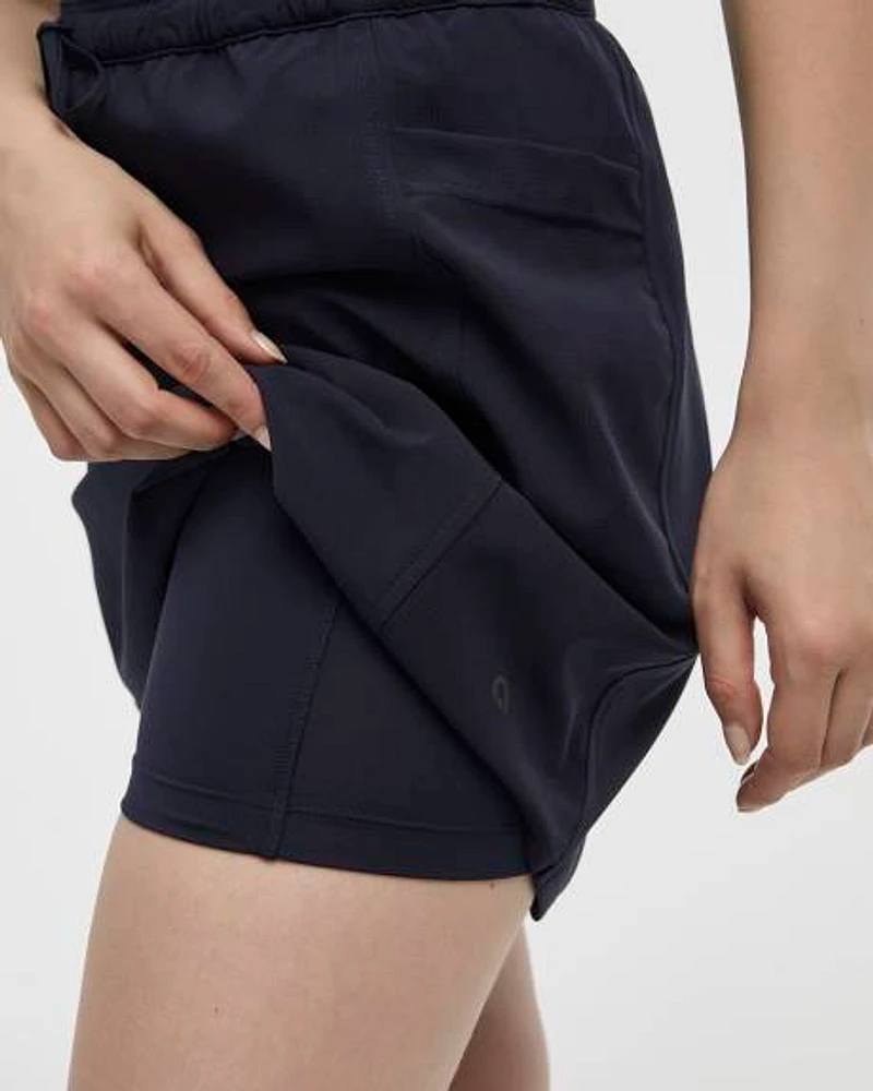 Skort with Elastic Waistband