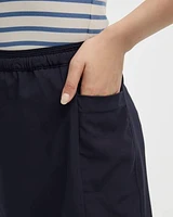 Skort with Elastic Waistband