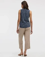 Sleeveless V-Neck Top