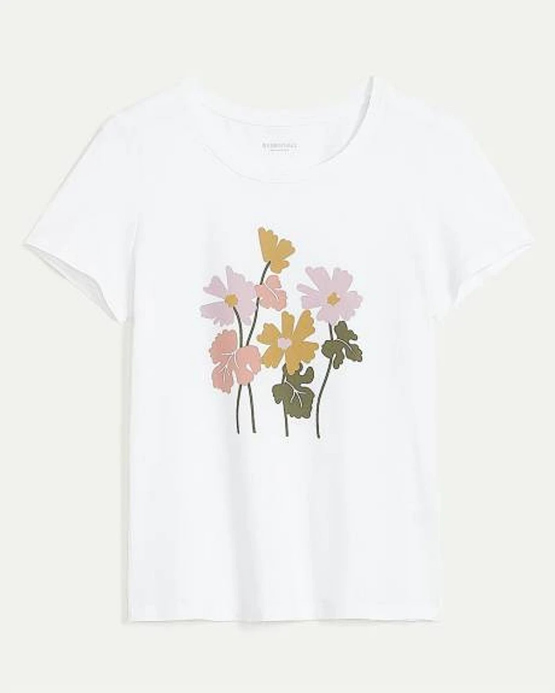 Scoop Neck Graphic T-Shirt