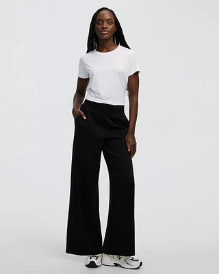 Wide-Leg Pull-On Pant