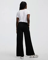 Wide-Leg Pull-On Pant