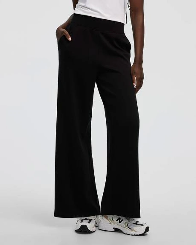 Wide-Leg Pull-On Pant