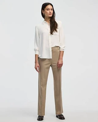 Straight-Leg High-Rise Pant