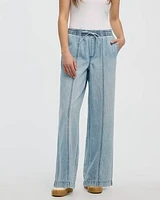 Wide-Leg High-Rise Jean