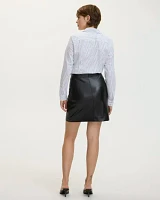 Faux Leather Mini Skirt