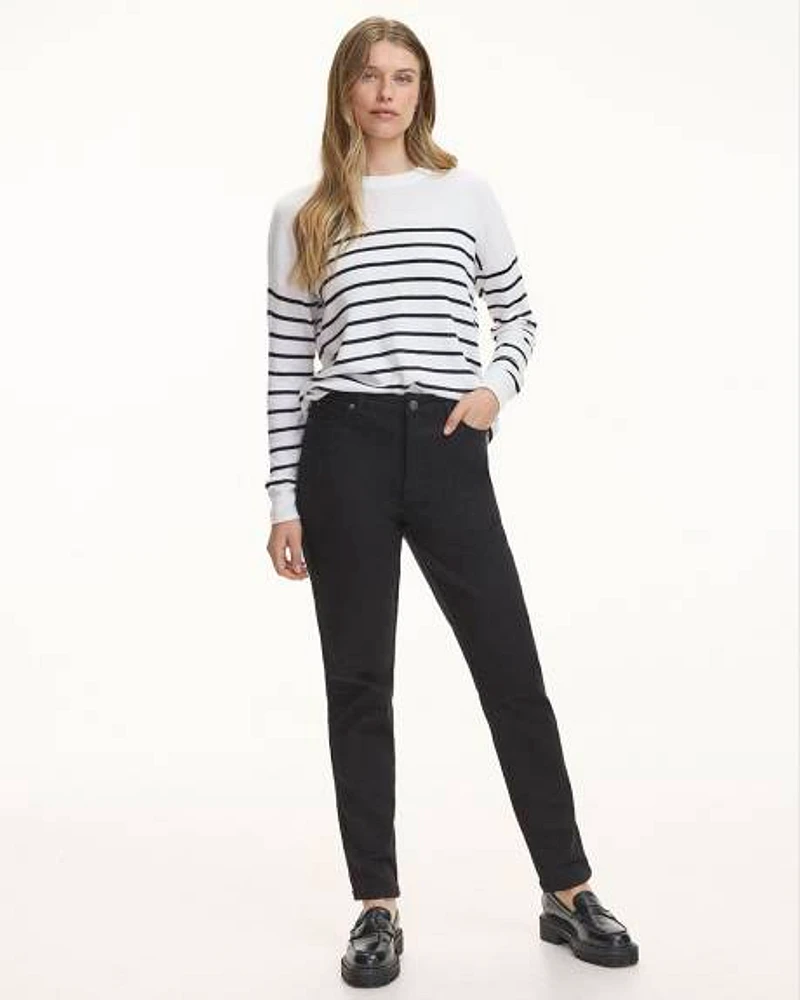 Slim-Leg High-Rise Jean