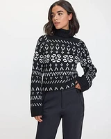 Long-Sleeve Turtleneck Sweater