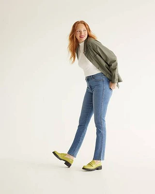 Slim-Leg High-Rise Jean