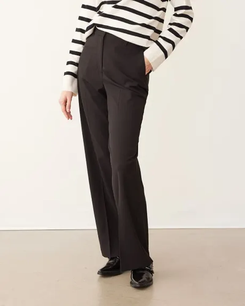 Straight-Leg High-Rise Pant