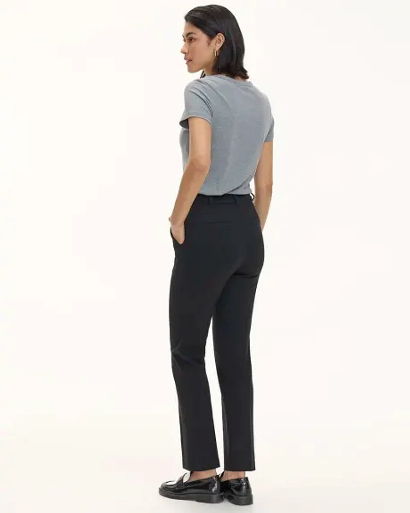 Straight-Leg High-Rise Pants