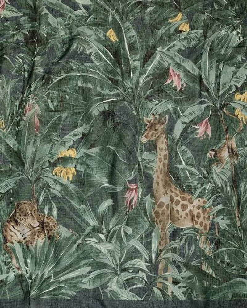 Scarf with Jungle Print