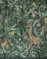 Scarf with Jungle Print
