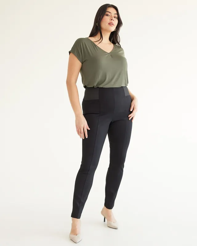 Over-The-Belly Panel Jersey Cotton Legging - Thyme Maternity