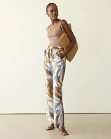 Wide-Leg High-Rise Pant