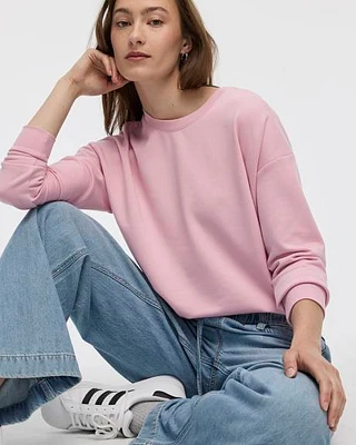 Long-Sleeve Crew-Neck Sweatshirt
