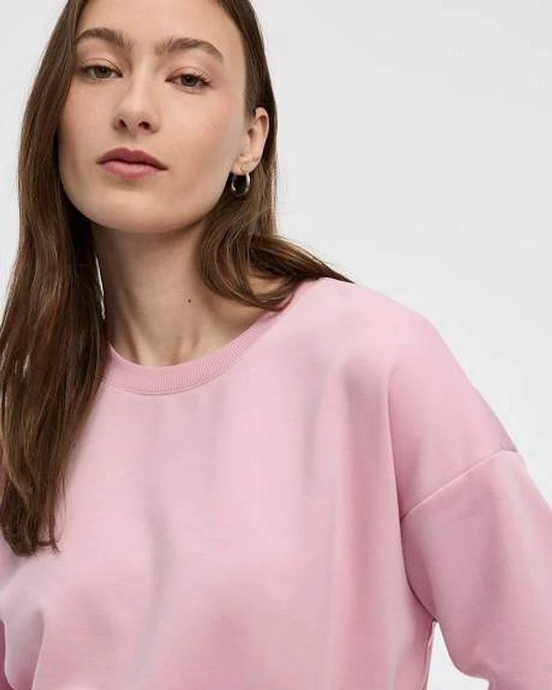 Long-Sleeve Crew-Neck Sweatshirt