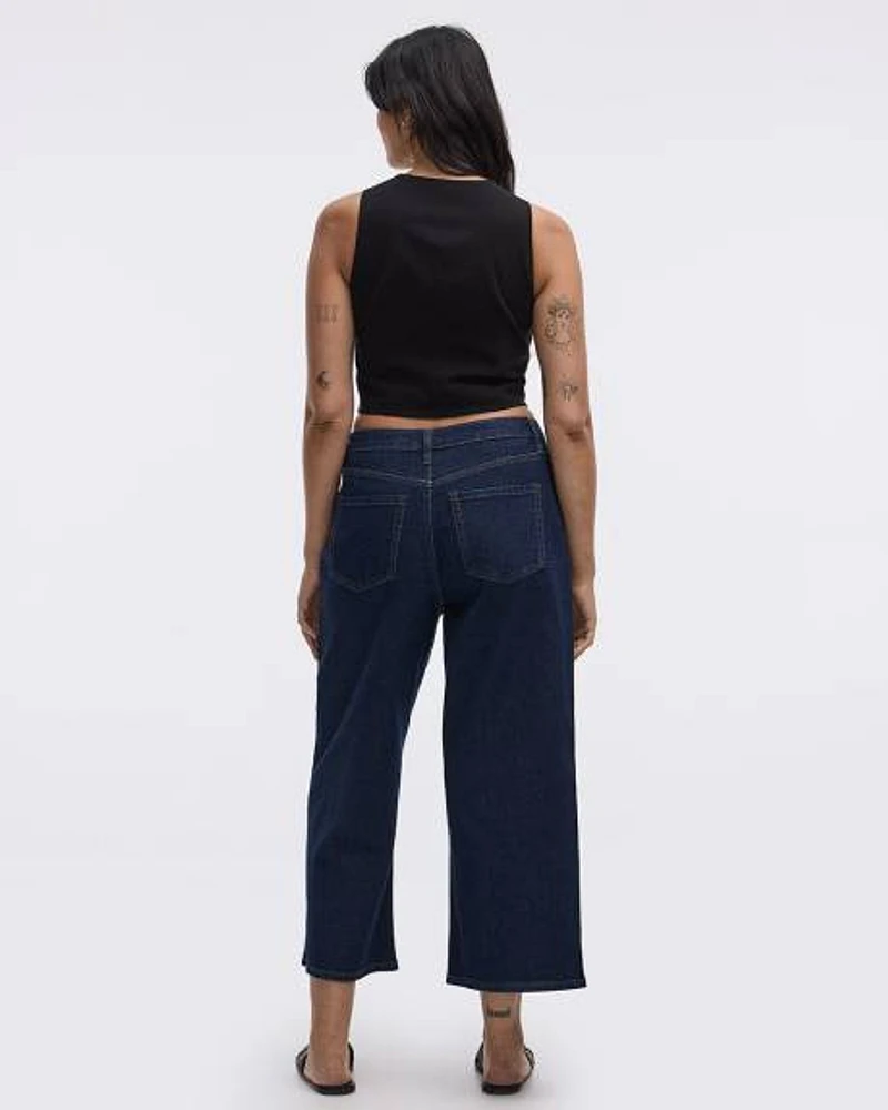 Veste sans manches à col rond